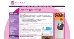 Desktop Screenshot of gynaecologie.nl