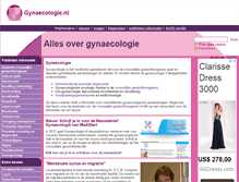 Tablet Screenshot of gynaecologie.nl